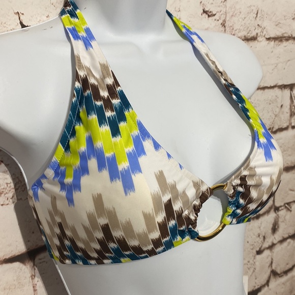 🆕Milly Cabana “Santorini” Halter Bikini Top, Size P - Picture 3 of 6